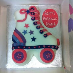 Rollerskate Cake